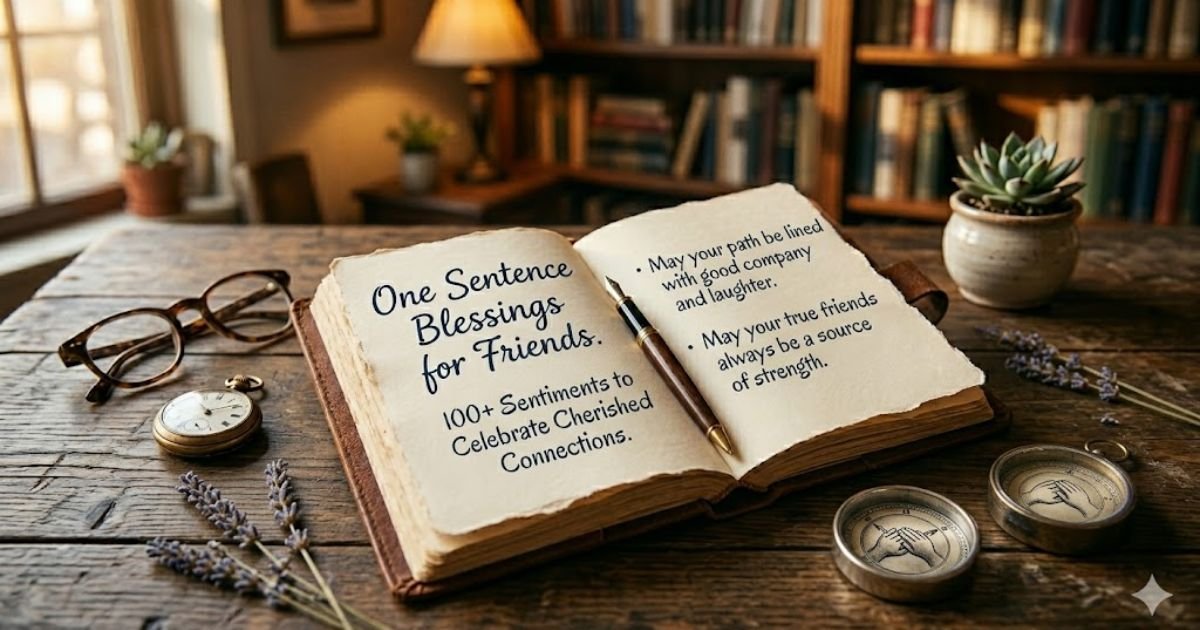 One Sentence Blessings for Friends