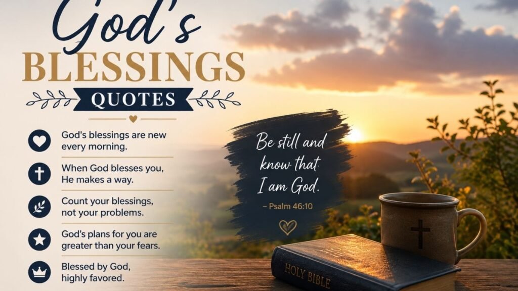 God's Blessings Quotes