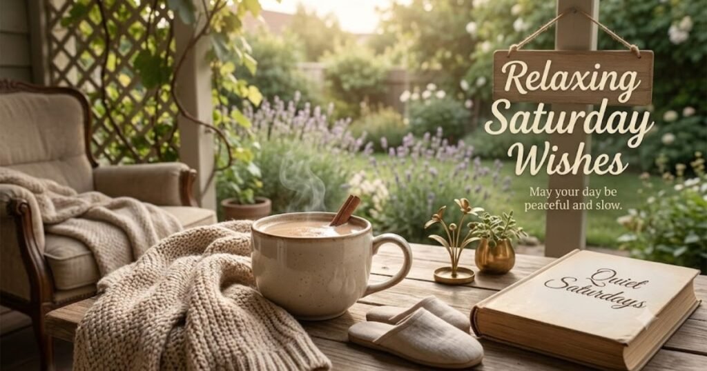 Relaxing Saturday wishes
