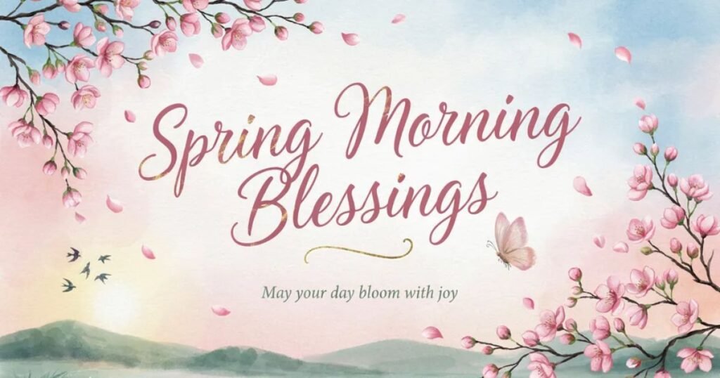Spring Morning Blessings: Inspiring Quotes, Prayers, and Positive Wishes to Start Your Day