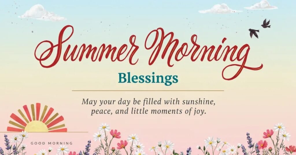 Summer Morning Blessings: Inspiring Quotes, Prayers, and Positive Wishes to Brighten Your Day
