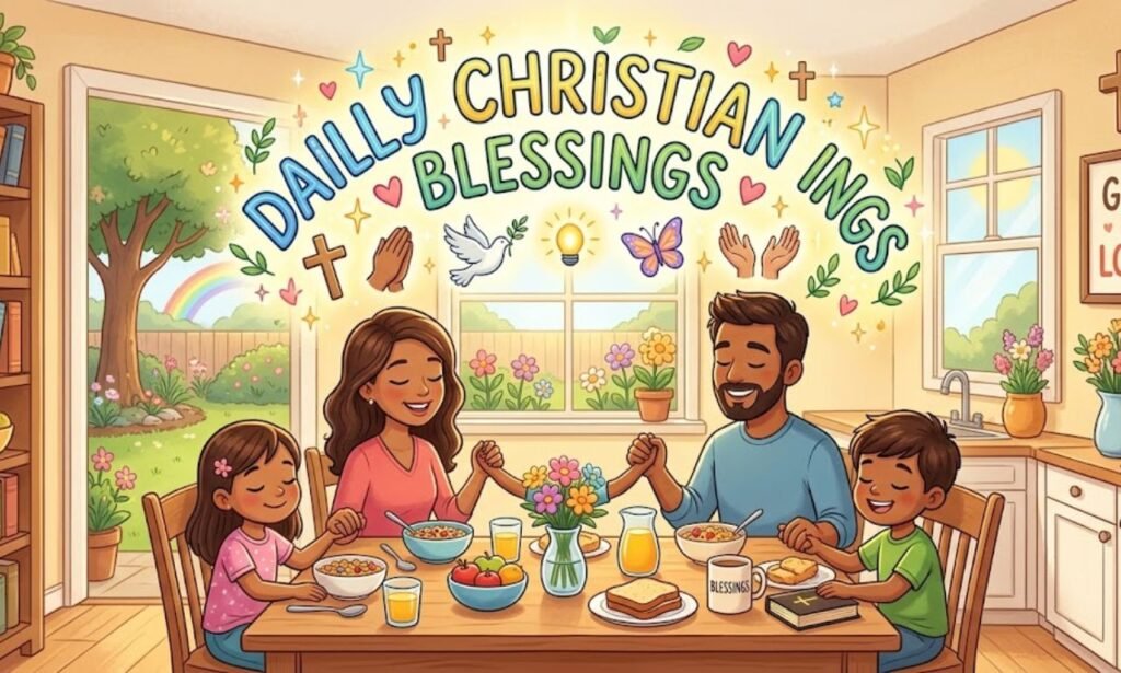 Daily Christian Blessings: Uplifting Prayers, Messages, and Bible-Inspired Blessings