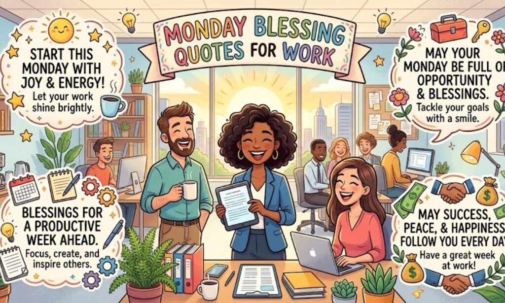 Monday Blessing Quotes for Work