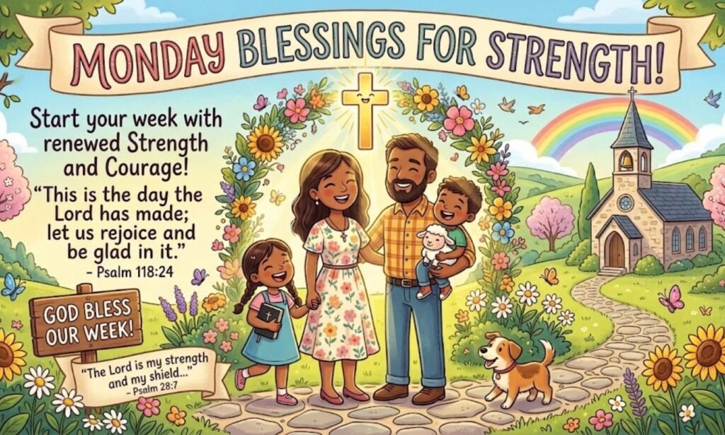 Monday Blessings for Strength: Powerful Prayers and Encouraging Words for a New Week