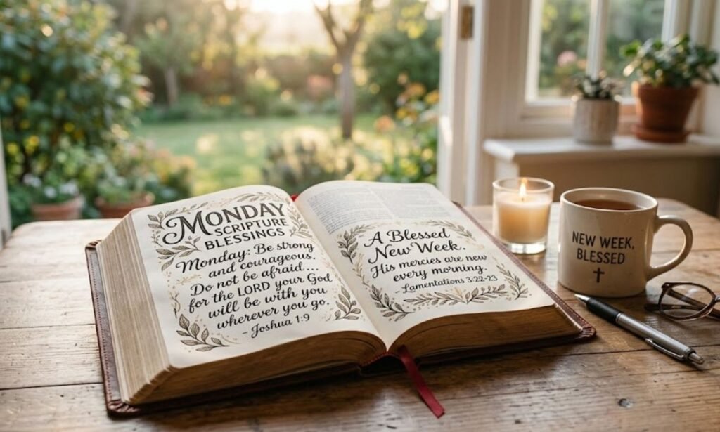 Monday Scripture Blessings: Powerful Bible Verses and Blessings for a New Week