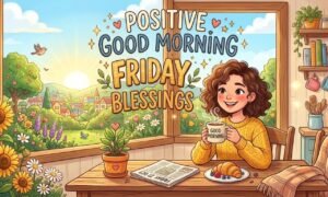 Positive Good Morning Friday Blessings