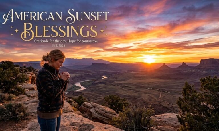 American Sunset Blessings