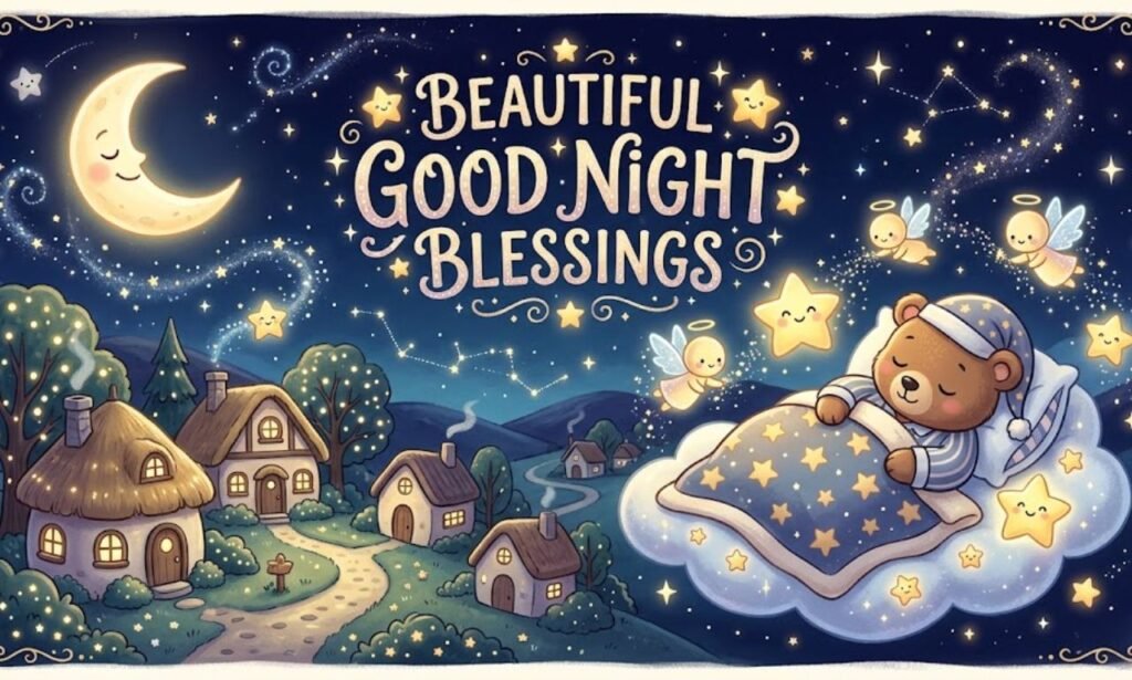 Beautiful Good Night Blessings: Peaceful Words to End Your Day with Love and Faith