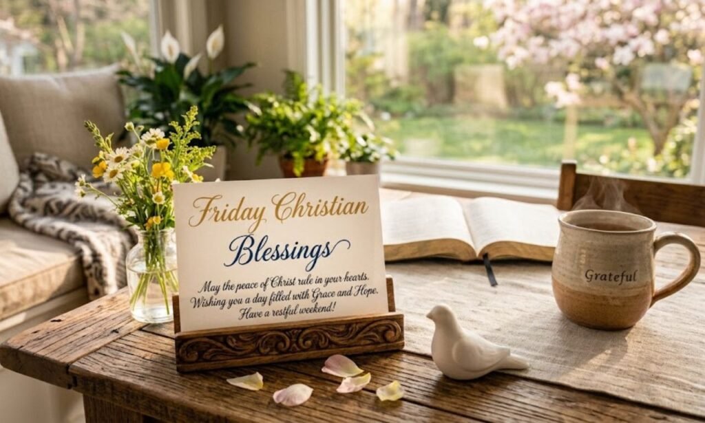 Friday Christian Blessings: Beautiful Prayers, Messages, and Blessings for a Peaceful Friday 