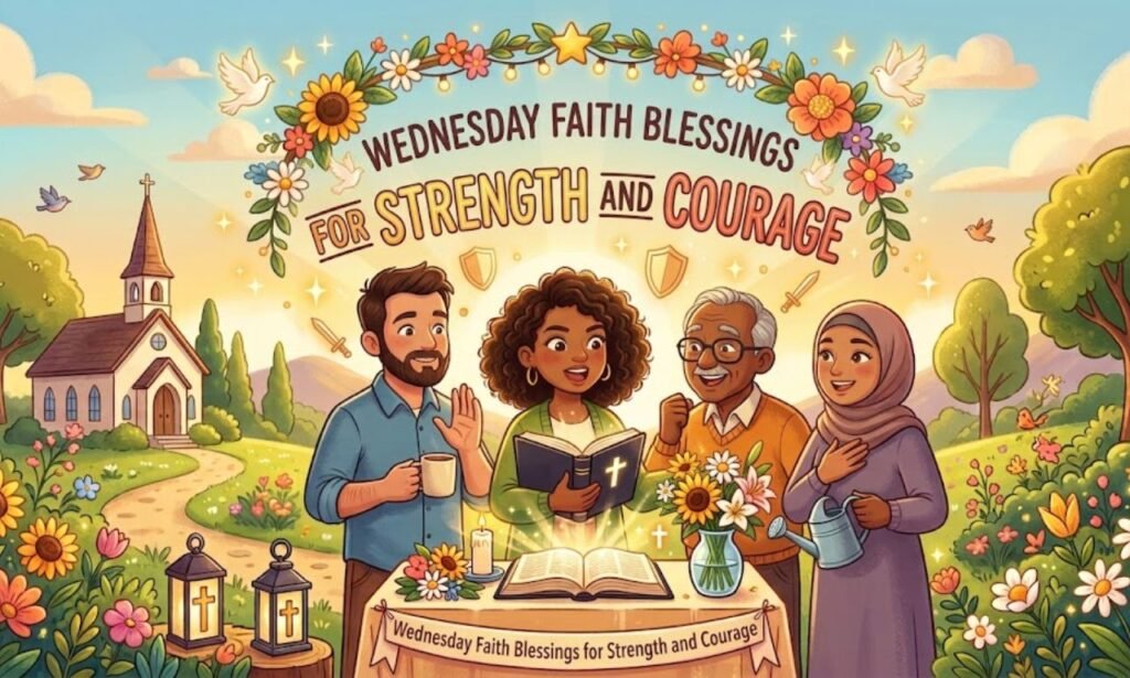 Wednesday Faith Blessings for Strength and Courage