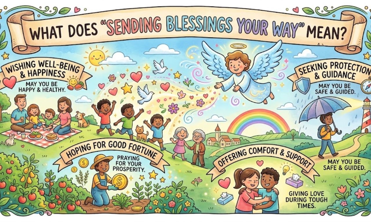 What Does “Sending Blessings Your Way” Mean?