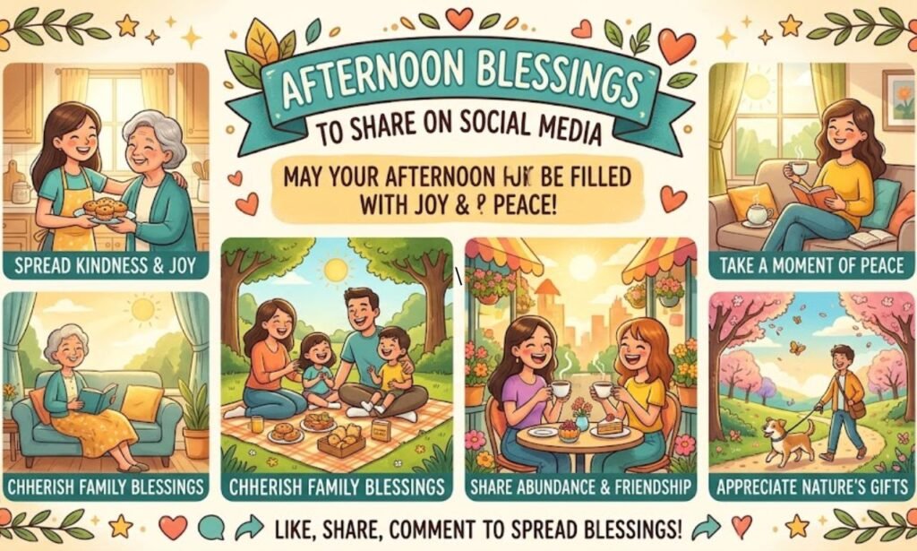 Afternoon Blessings to Share on Social Media