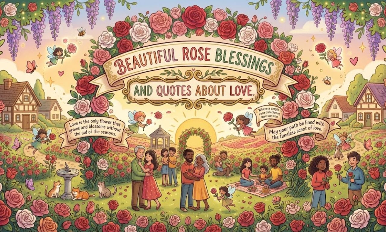  Beautiful Rose Blessings and Quotes About Love
