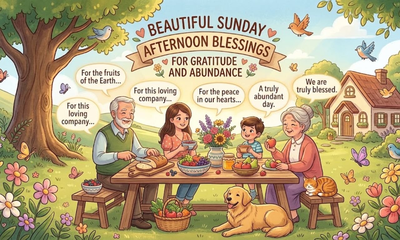  Beautiful Sunday Afternoon Blessings for Gratitude and Abundance