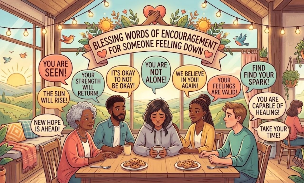  Blessing Words of Encouragement for Someone Feeling Down