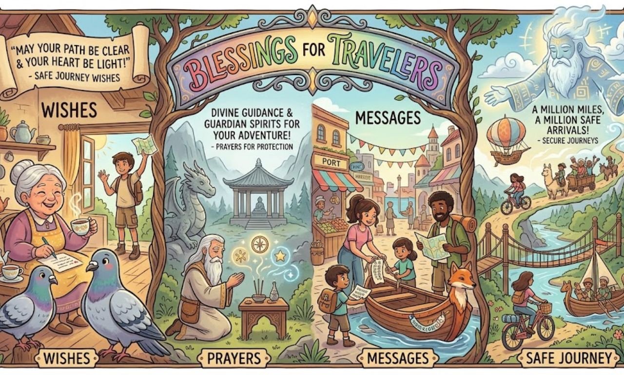 Blessings for Travelers: Safe Journey Wishes, Prayers, and Messages