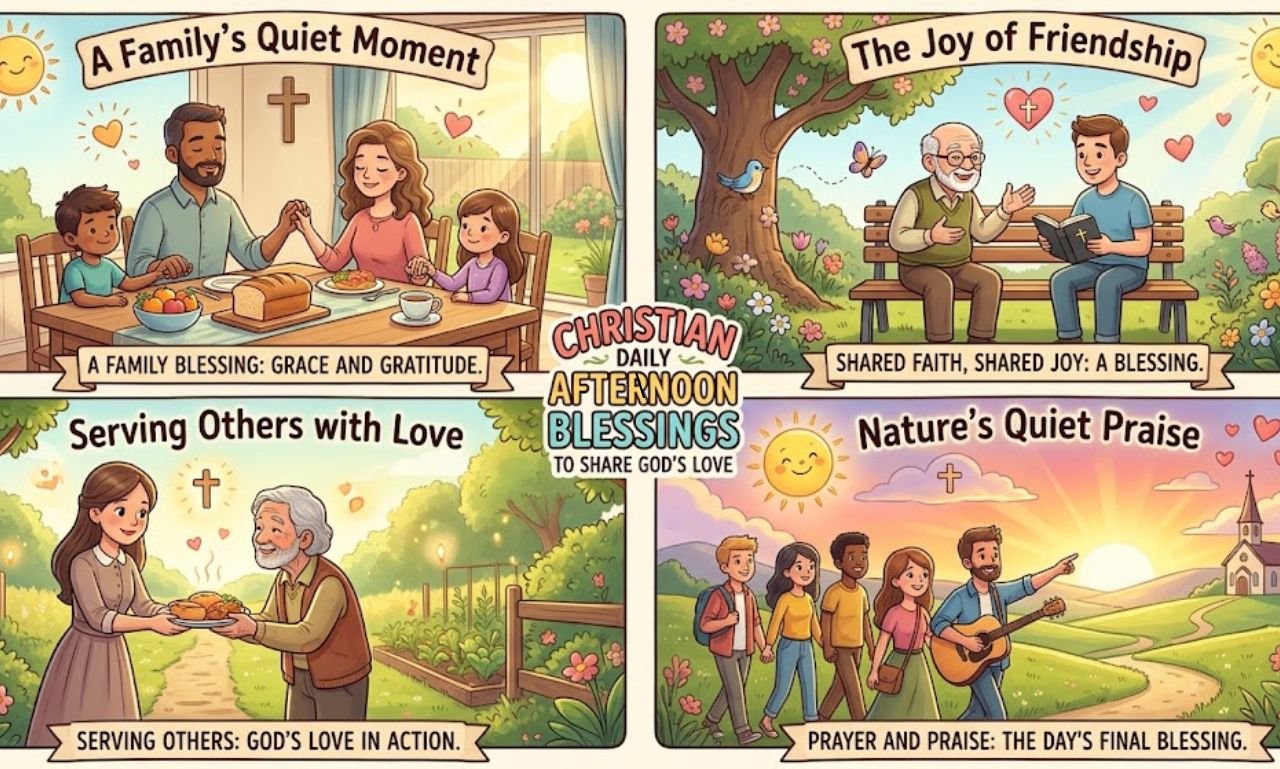 Christian Daily Afternoon Blessings to Share God’s Love