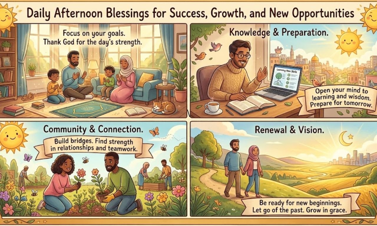 Daily Afternoon Blessings for Success, Growth, and New Opportunities