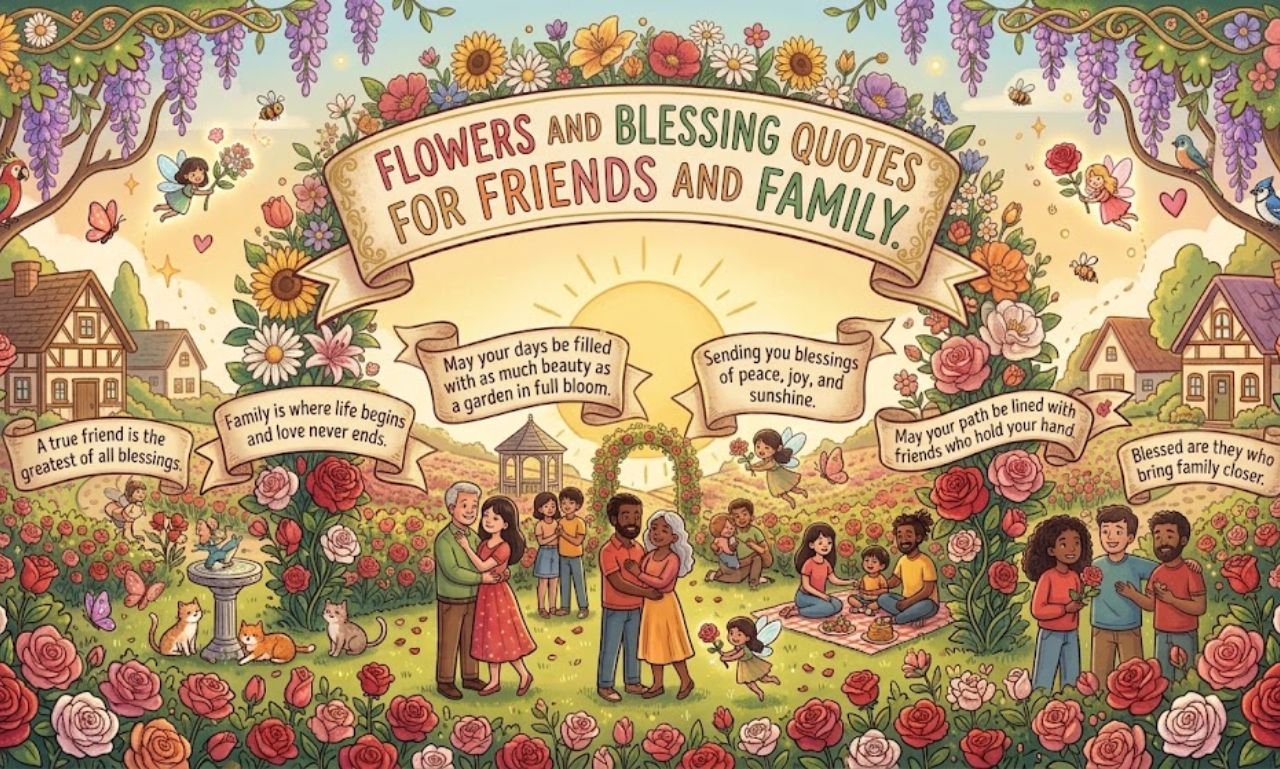  Flowers and Blessing Quotes for Friends and Family