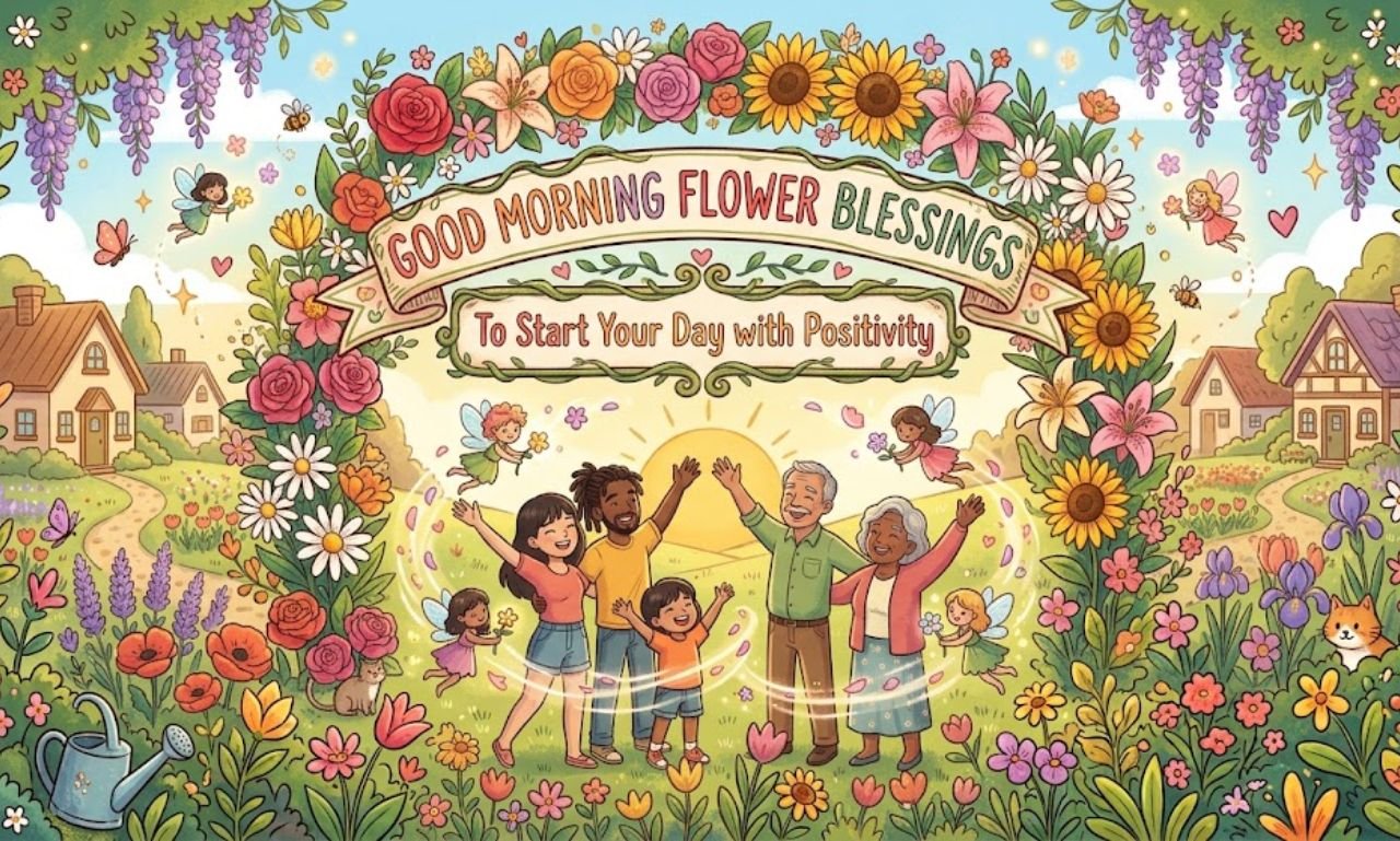 Good Morning Flower Blessings to Start Your Day with Positivity