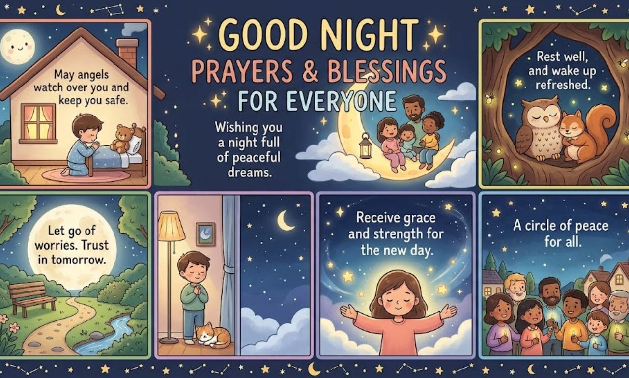 Good Night Prayers and Blessings for Everyone