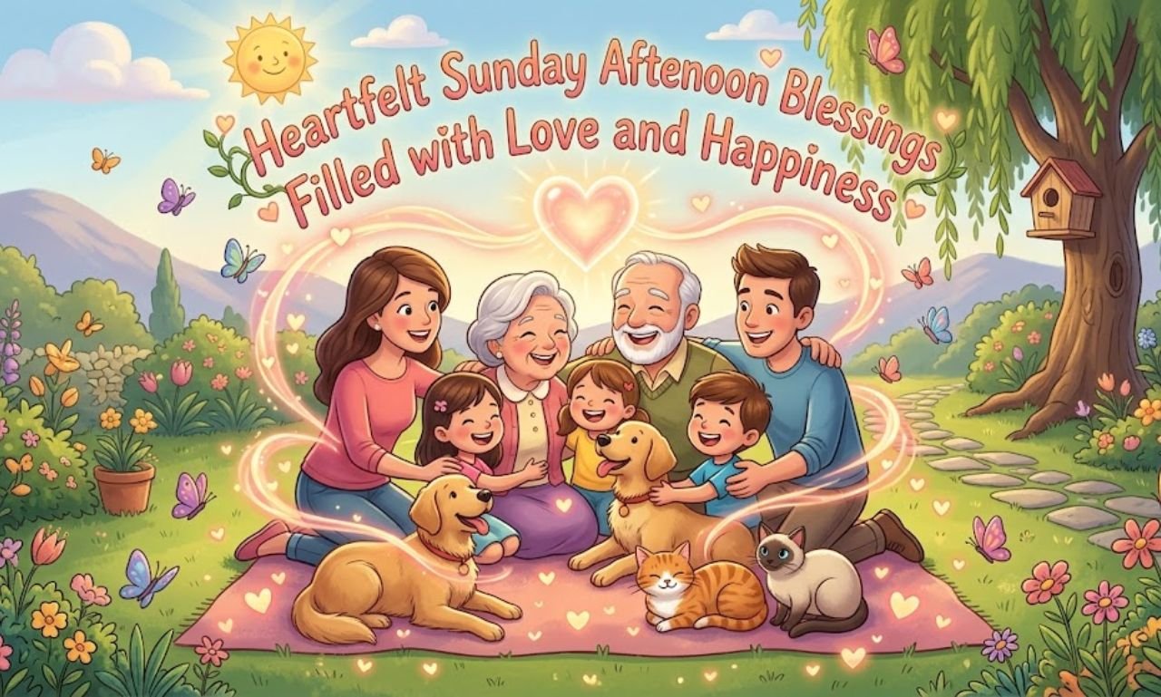  Heartfelt Sunday Afternoon Blessings Filled with Love and Happiness