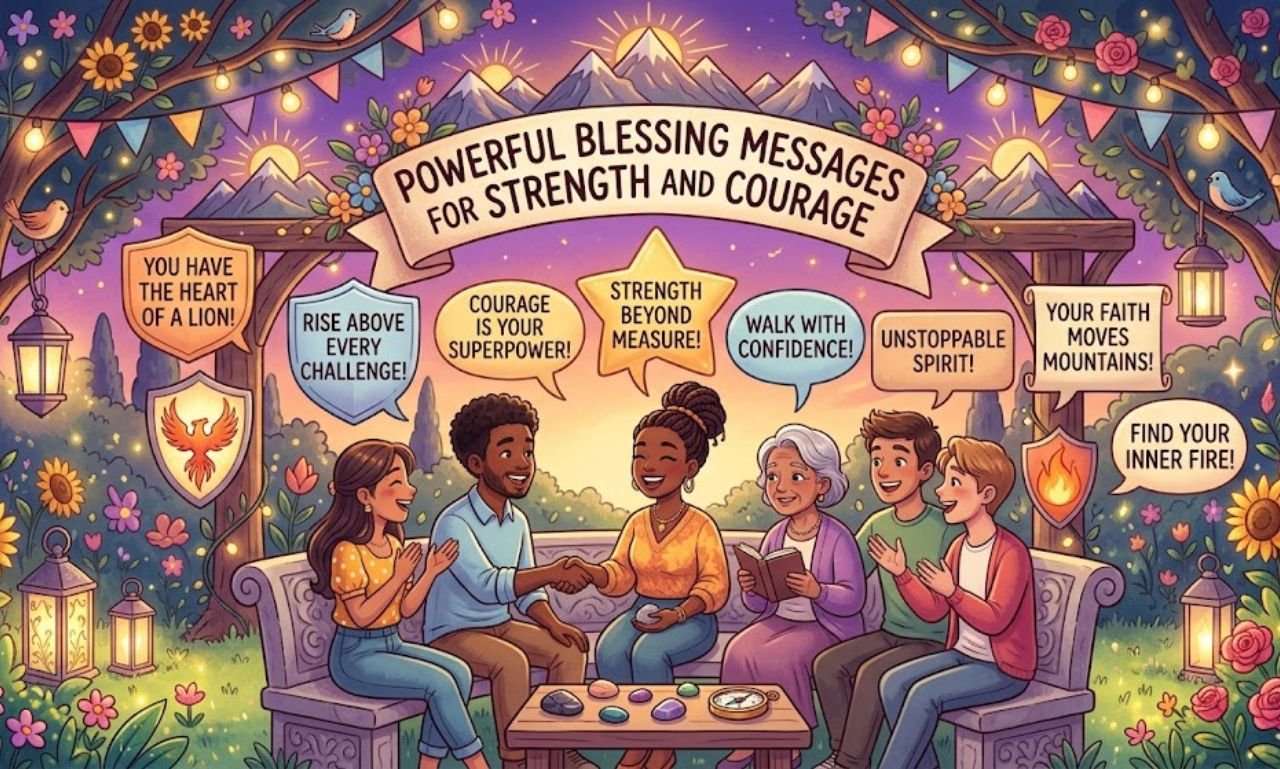 Powerful Blessing Messages for Strength and Courage