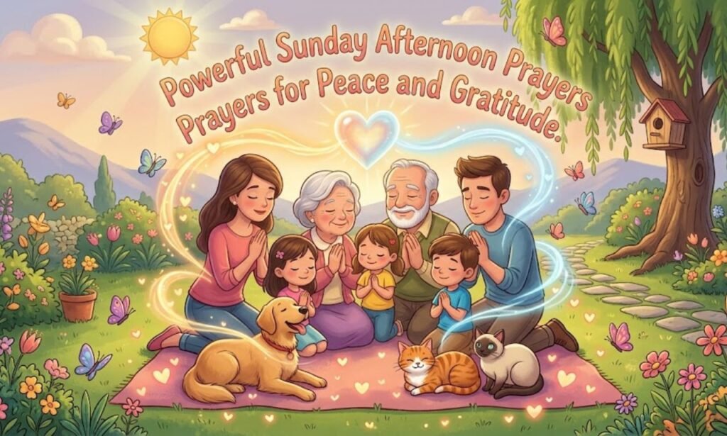  Powerful Sunday Afternoon Prayers for Peace and Gratitude