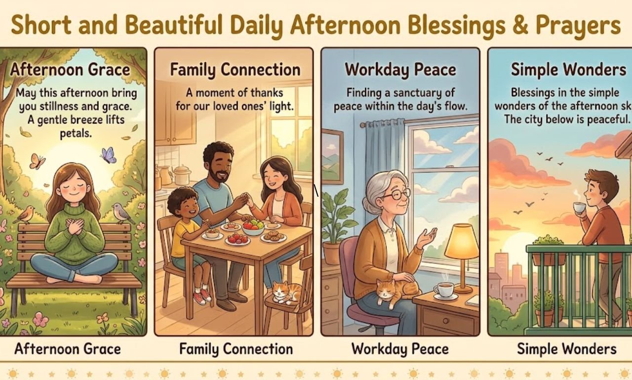 Short and Beautiful Daily Afternoon Blessings and Prayers