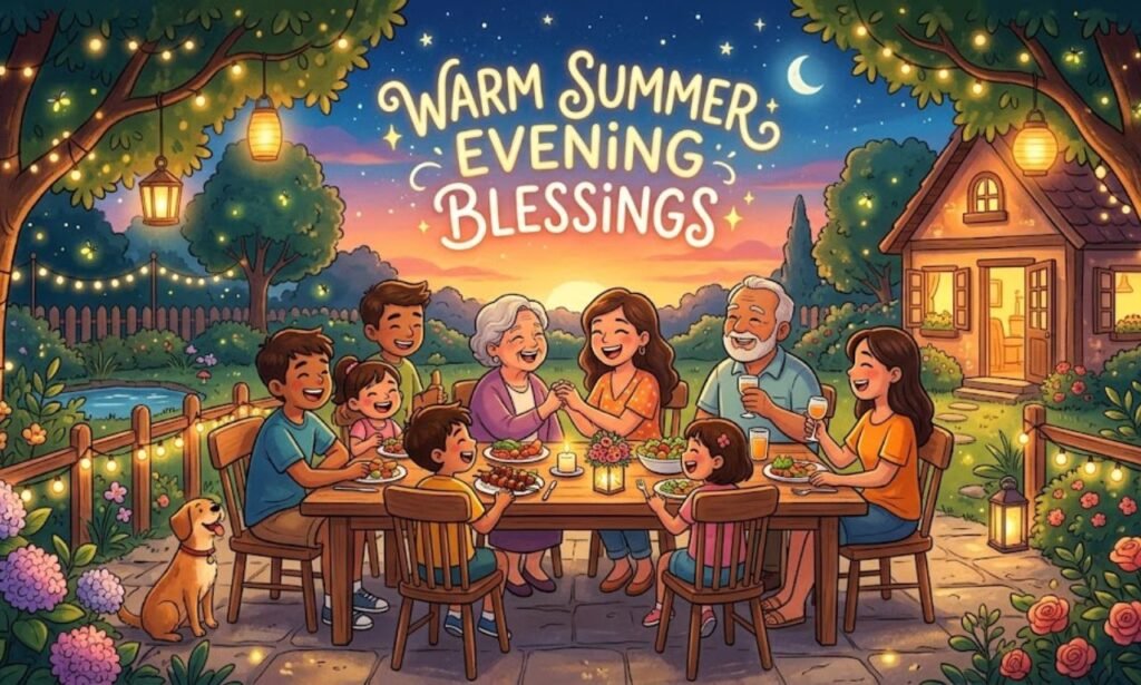 100+ Warm Summer Evening Blessings to Bring Peace, Love, and Happiness